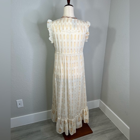 #126 $136 Retail Cotton High Low Cover Up - Picture 13 of 14